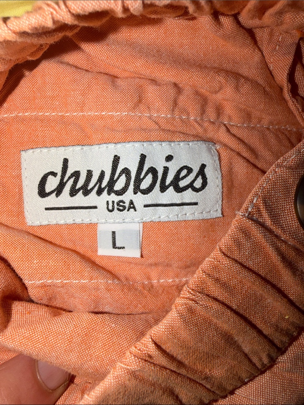 chubbies Peachy Coral Elastic Waist Shorts - Picture 3 of 3